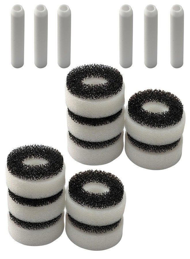 beaufan Compatiable Foam and Carbon Rings Set Replacement for All Biorb Aquariums, Carbon Filter* 10 Pack, Foam Filter*10 Pack, Air Stone*6 Pack - Image 4